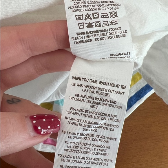 Baby Boden Stripe Pinafore Dress Baby Girl Size 9-12 months - Picture 7 of 7